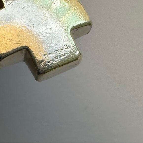 Tiffany & Co. 925 Silver 7.50in-19,5cm Cross Tag Charm Bracelet - Picture 10 of 16